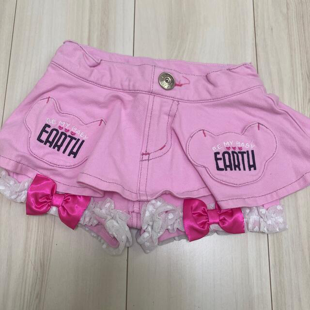 EARTHMAGIC(アースマジック)の専用2🌸 くまポケ スカパン キッズ/ベビー/マタニティのキッズ服女の子用(90cm~)(スカート)の商品写真