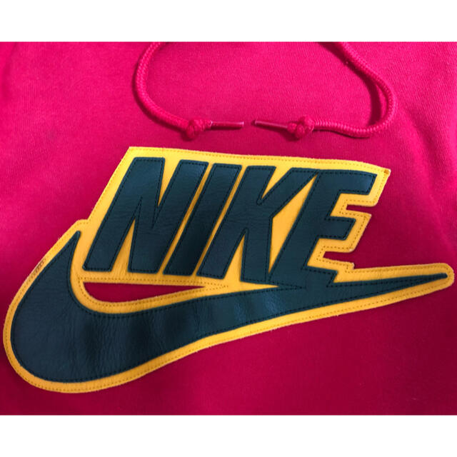 美品Supreme NIKE Leather Hooded Sweatshirt