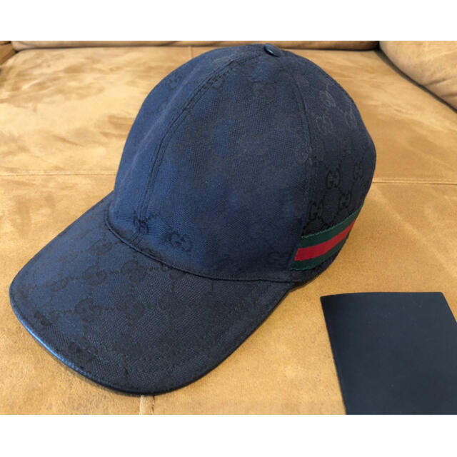 GUCCI シェリーライン キャップ レシート付き BLACK ブラック 木更津