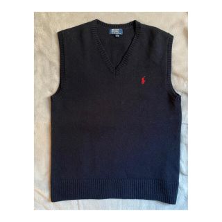 ラルフローレン(Ralph Lauren)のラルフローレン　ベスト　ネイビー160(ニット)