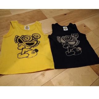 ヒステリックミニ(HYSTERIC MINI)のヒスミニタンクトップ双子セット80センチ(Ｔシャツ)