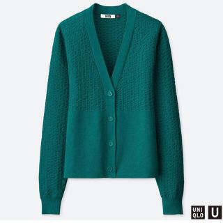 ユニクロ(UNIQLO)のUNIQLO ユニクロU コットン バルーンスリーブ カーディガン XXL(カーディガン)