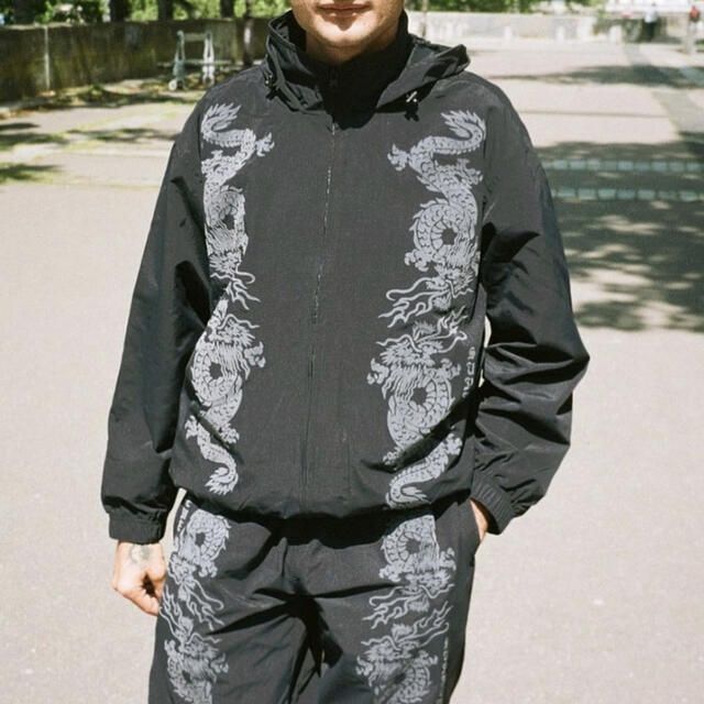 ナイロンジャケットsupreme Dragon Track Jacket pants セットアップ