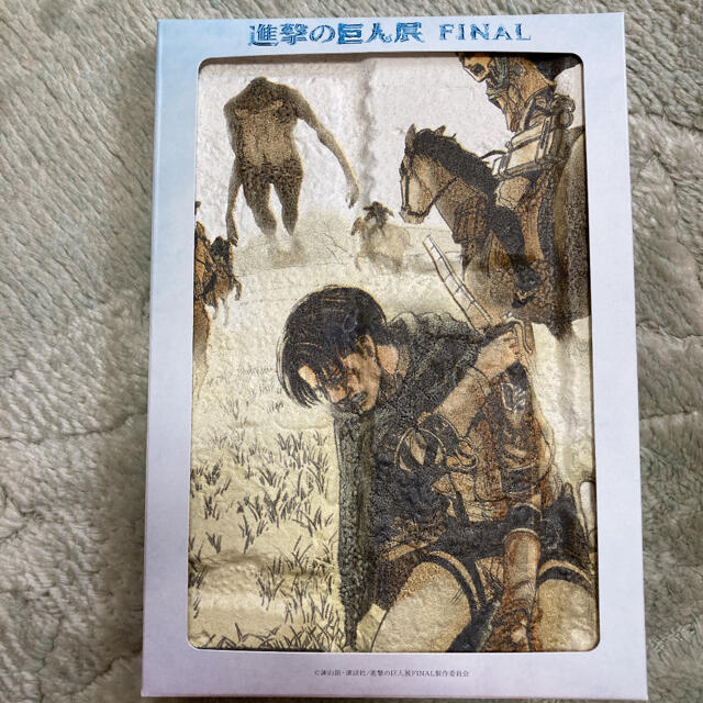 進撃の巨人展ファイナル　壁　リヴァイ　獣の巨人