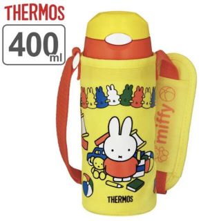 サーモス(THERMOS)のミッフィー サーモス　水筒 真空断熱ストローボトル 400ml(キャラクターグッズ)