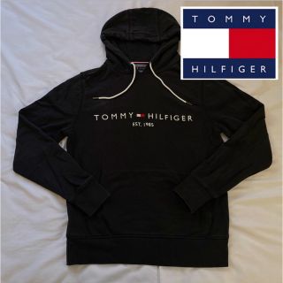 トミーヒルフィガー(TOMMY HILFIGER)のTOMMY HILFIGER（ブラック）Mサイズ 美品(パーカー)