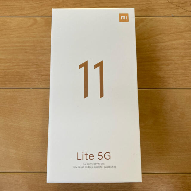 【新品】Xiaomi Mi 11 Lite 5G SIMフリー ミントグリーンスマートフォン/携帯電話