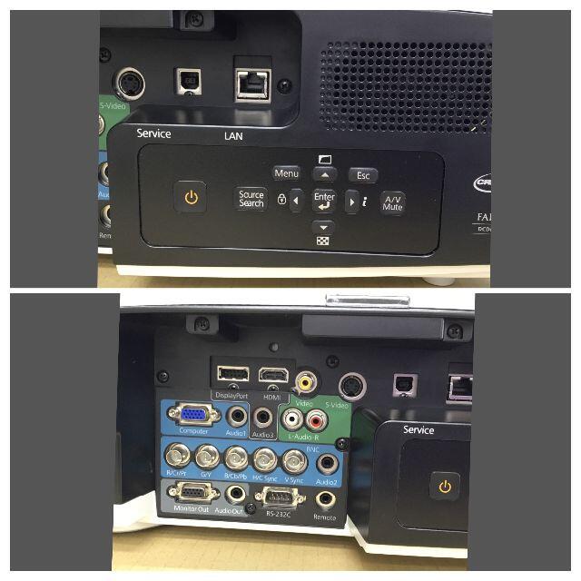 エプソンプロジェクター EB-4770W 5000lm ランプ使用2443時間 エプソンプロジェクター EB-4770W 5000lm ランプ使用2443時間