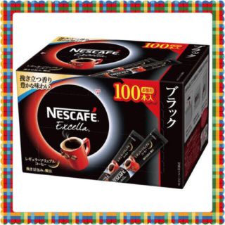 ネスレ(Nestle)のネスカフェ エクセラ スティック ブラック　100本入(コーヒー)