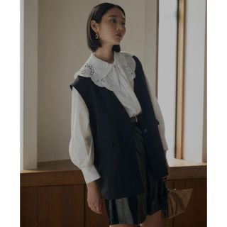 アメリヴィンテージ(Ameri VINTAGE)の【新品】2WAY LADY BLOUSE WITH VEST(シャツ/ブラウス(長袖/七分))