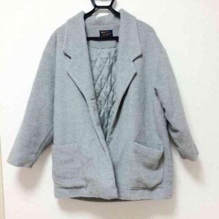 ダブルクローゼット(w closet)のグレー チェスターコート(チェスターコート)