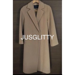 ジャスグリッティー(JUSGLITTY)のJUSGLITTY ベルテッドチェスターコート サイズ2(ロングコート)