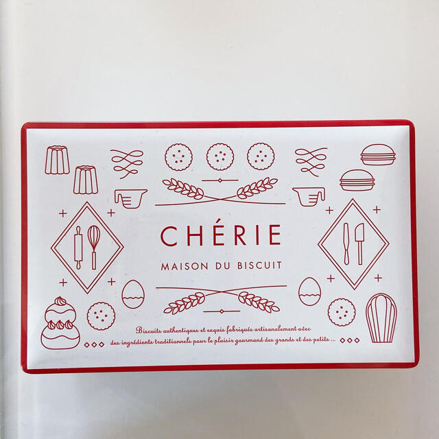 98%OFF!】お菓子缶 CHERIE 缶のみ 小物入れ | cafeecompanhia.com