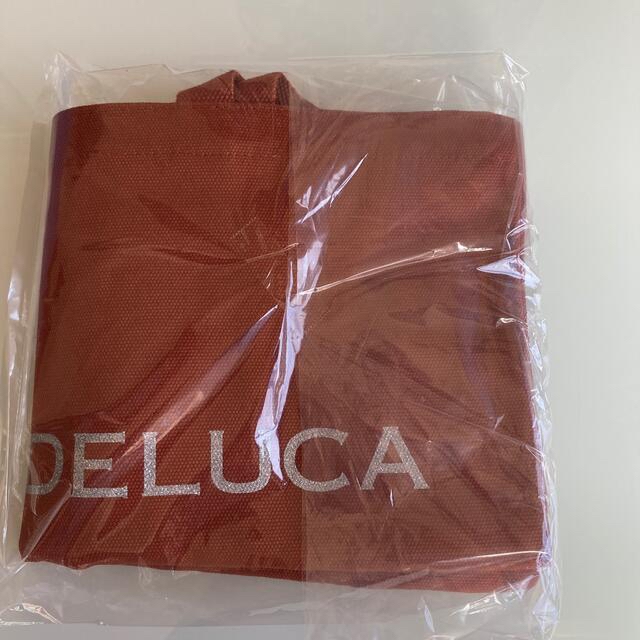 DEAN & DELUCA(ディーンアンドデルーカ)のDEAN&DELUCAトートバッグエコバッグ　テラコッタオレンジL レディースのバッグ(トートバッグ)の商品写真