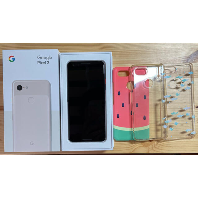 Pixel3 本体＋付属品＋スマホカバー