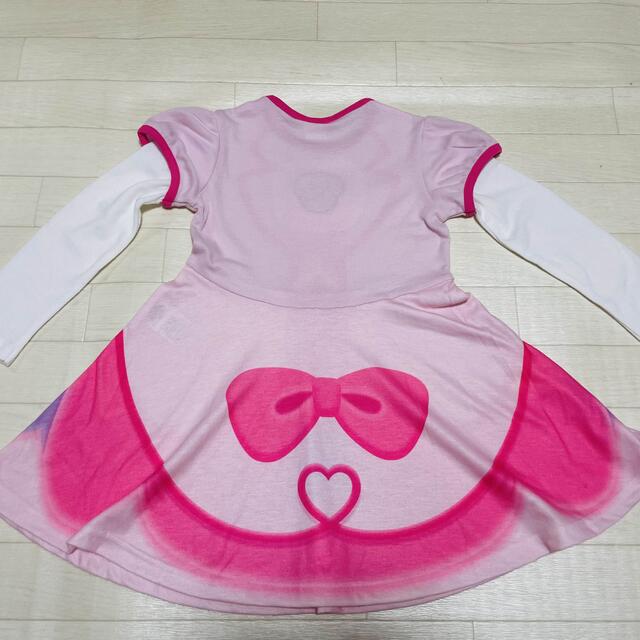 BANDAI(バンダイ)のヒーリングっとプリキュア なりきりワンピース キッズ/ベビー/マタニティのキッズ服女の子用(90cm~)(ワンピース)の商品写真