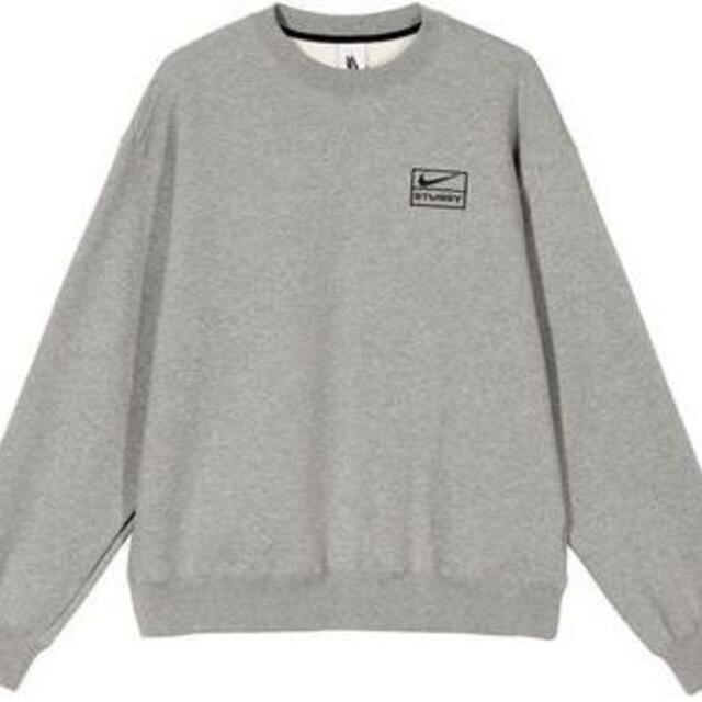 Nike x Stussy NRG BR Crew Fleece Gray