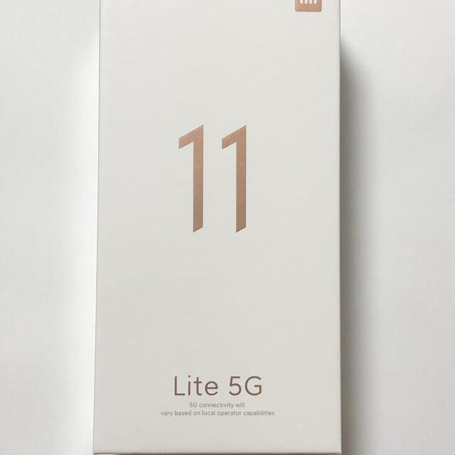 Mi 11 Lite 5G Truffle Black 新品未開封ブラックスマートフォン本体