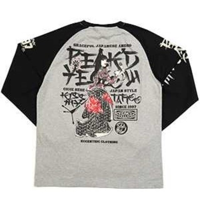 TEDMAN(テッドマン)のﾋﾟｰｸﾄﾞｲｴﾛｰ/ﾛﾝT/ASH/PYLT-227/ｶﾐﾅﾘﾓｰﾀｰｽ メンズのトップス(Tシャツ/カットソー(七分/長袖))の商品写真