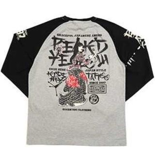 テッドマン(TEDMAN)のﾋﾟｰｸﾄﾞｲｴﾛｰ/ﾛﾝT/ASH/PYLT-227/ｶﾐﾅﾘﾓｰﾀｰｽ(Tシャツ/カットソー(七分/長袖))