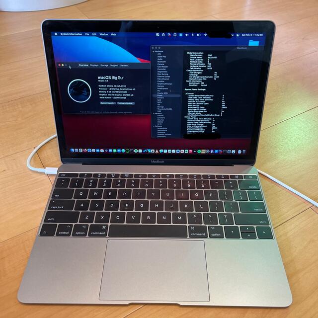 MacBook 12インチ 2017 m3 usキーボード133キーボード
