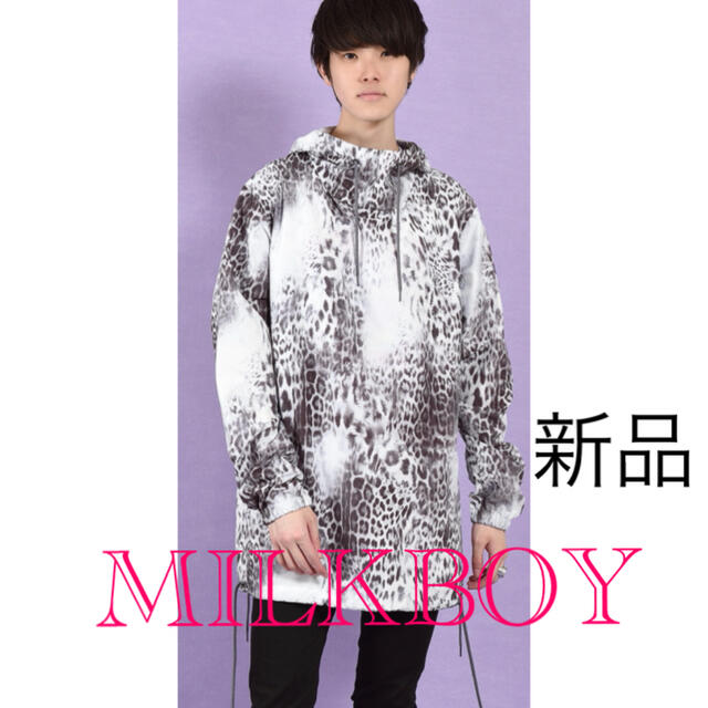 MILKBOY(ミルクボーイ)の 【新品】MILKBOY LEOPARD HOODED シャツ スポーツ/アウトドアのサッカー/フットサル(ウェア)の商品写真