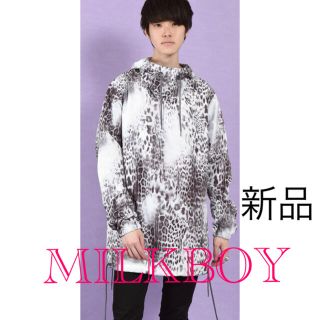 ミルクボーイ(MILKBOY)の 【新品】MILKBOY LEOPARD HOODED シャツ(ウェア)