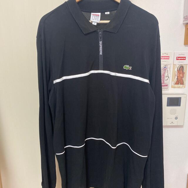 Supreme®/LACOSTE Pique Zip L/S Polo www.krzysztofbialy.com