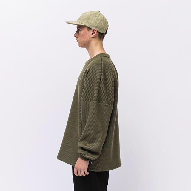 21AW WTAPS WAFFLE LS PEAC GREIGE XL 新品 の通販 by maas's shop｜ラクマ