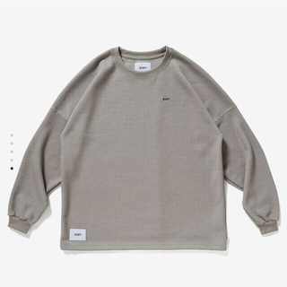 【極美品】21AW WTAPS WAFFLE LS PEAC GREIGE