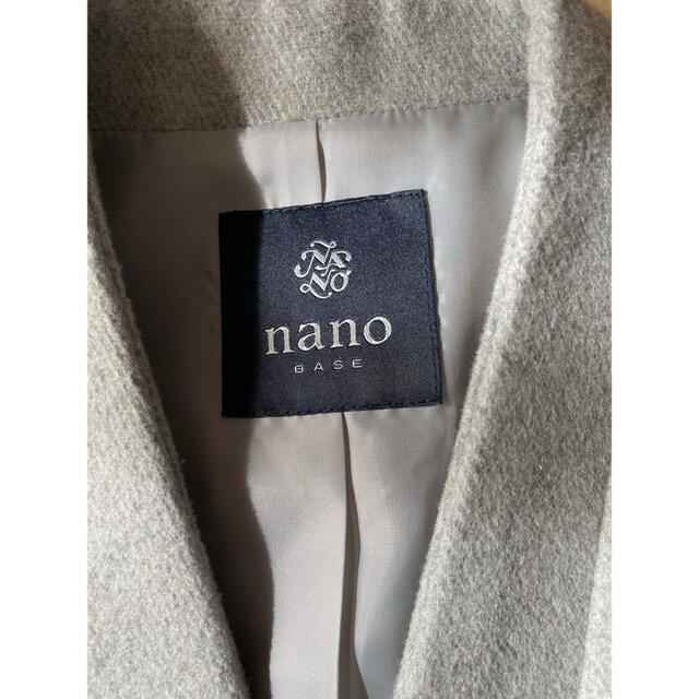 nano・universe(ナノユニバース)のnano・universe ナノユニバース ノーカラーコート  レディースのジャケット/アウター(ロングコート)の商品写真