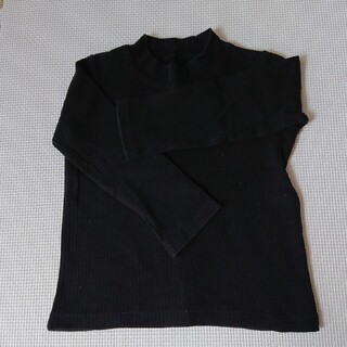 ユニクロ(UNIQLO)のUNIQLO 黒 長袖 100(Tシャツ/カットソー)