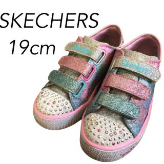 スケッチャーズ(SKECHERS)の【スケッチャーズ】19cm⭐︎光るスニーカー⭐︎トゥインクルトゥ(スニーカー)