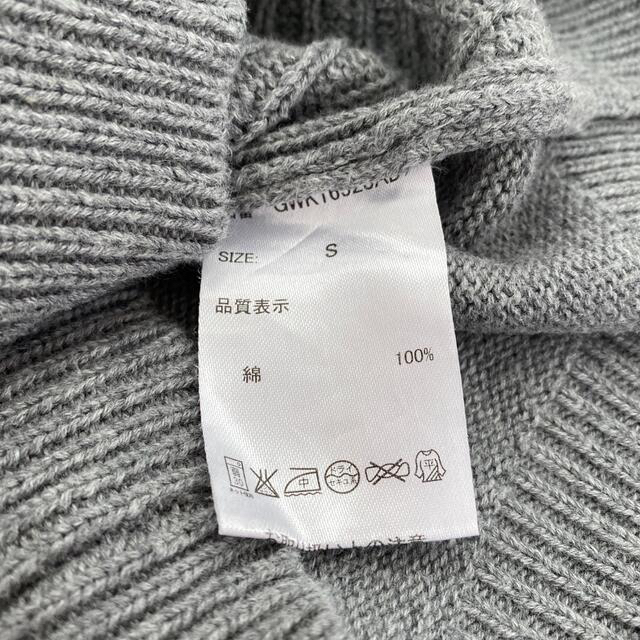 GLOBAL WORK(グローバルワーク)のGLOBAL WORK グローバルワーク　Sサイズ　ニット  100 グレー キッズ/ベビー/マタニティのキッズ服女の子用(90cm~)(ニット)の商品写真