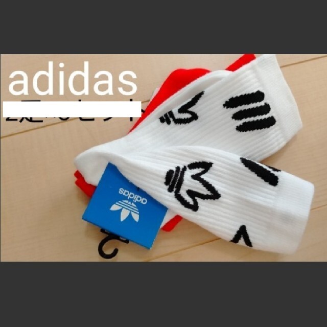 adidas(アディダス)のadidas くつ下 クルーソックス メンズのレッグウェア(ソックス)の商品写真