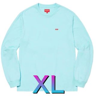 SupremeシュプリームSmallBox Logoパーカー水色XLボックスロゴ