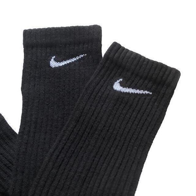 NIKE(ナイキ)の【新品】ナイキ ソックス 23cm〜25cm 白2足組と黒1足組 NIKE レディースのレッグウェア(ソックス)の商品写真