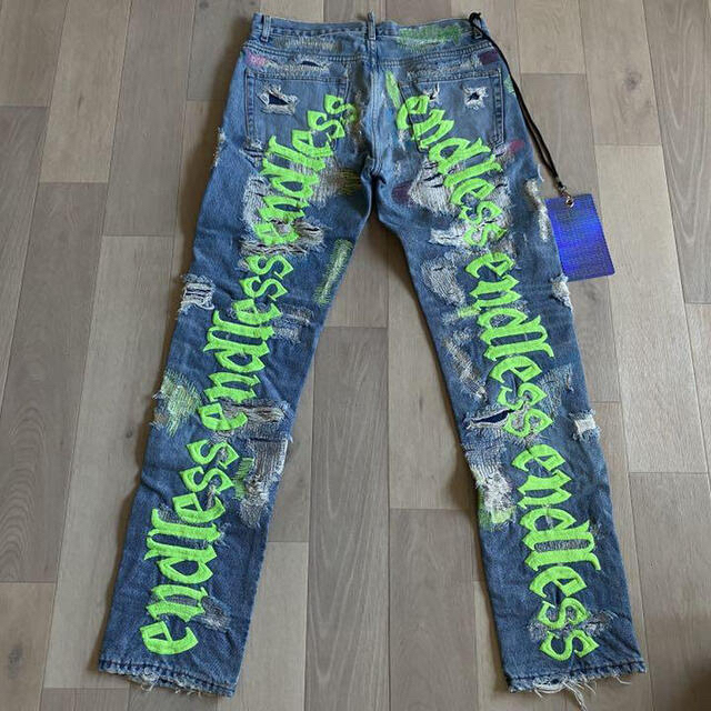 OFF-WHITE(オフホワイト)のvlone ENDLESS denim メンズのパンツ(デニム/ジーンズ)の商品写真