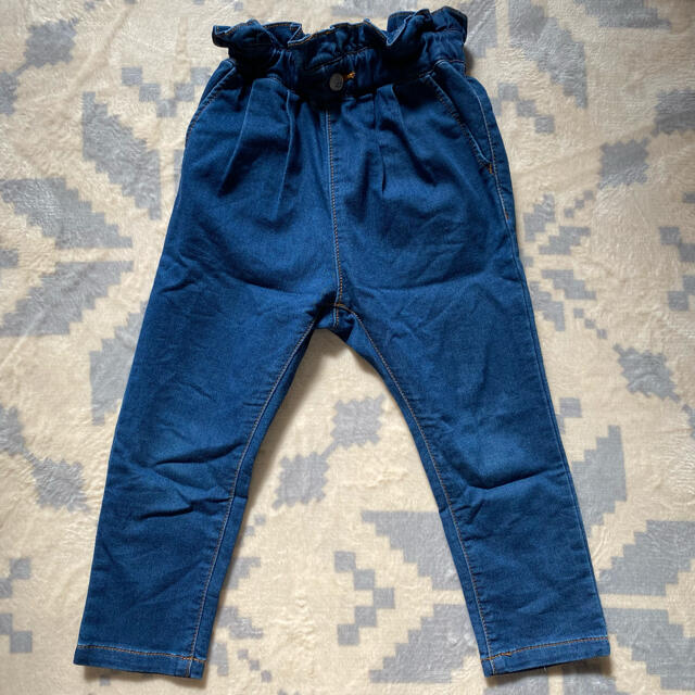 F.O.KIDS(エフオーキッズ)のひろ様　ウエストフリルデニム キッズ/ベビー/マタニティのキッズ服女の子用(90cm~)(パンツ/スパッツ)の商品写真