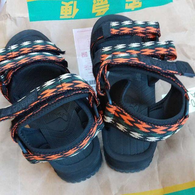 Shaka サンダル　Orange wave  サイズ6 24cm レディースの靴/シューズ(サンダル)の商品写真
