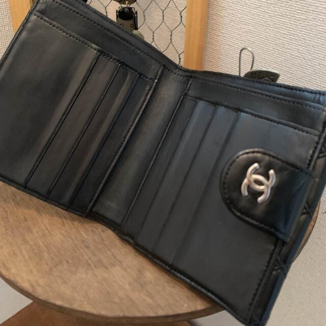 CHANEL(シャネル)のCHANEL ビコローレ　ヴィンテージ　財布　二つ折り　シャネル レディースのファッション小物(財布)の商品写真