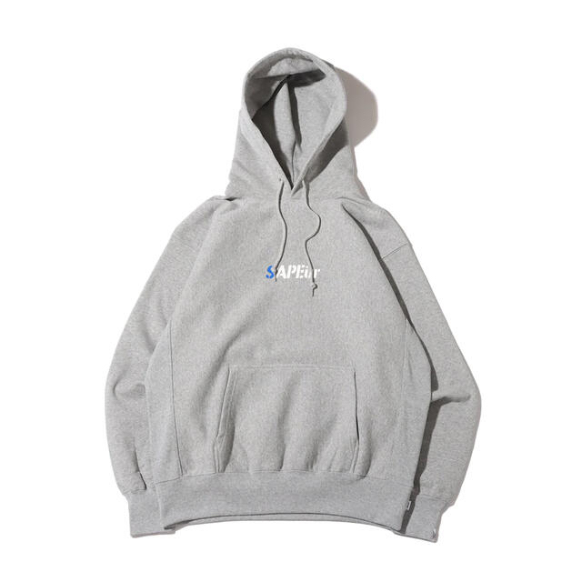 SAPEur atmos HEAD HOODIE GRAY 21FA-S XL - パーカー