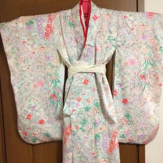 ハンドメイド レトロ 着物 女の子用 七五三 140サイズ(その他)