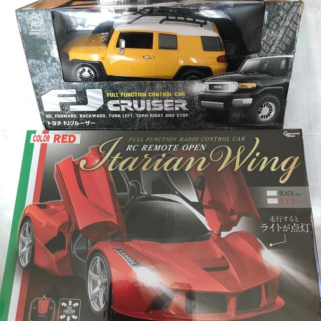 トヨタ - トヨタ FJクルーザー（レッド）ラジコンの通販 by
