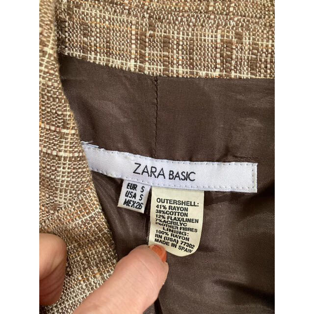 ZARA(ザラ)のツイード　ヴィンテージ　ジャケット レディースのジャケット/アウター(テーラードジャケット)の商品写真