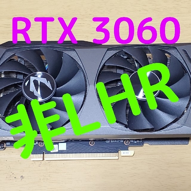 PCパーツZOTAC RTX3060 非LHR