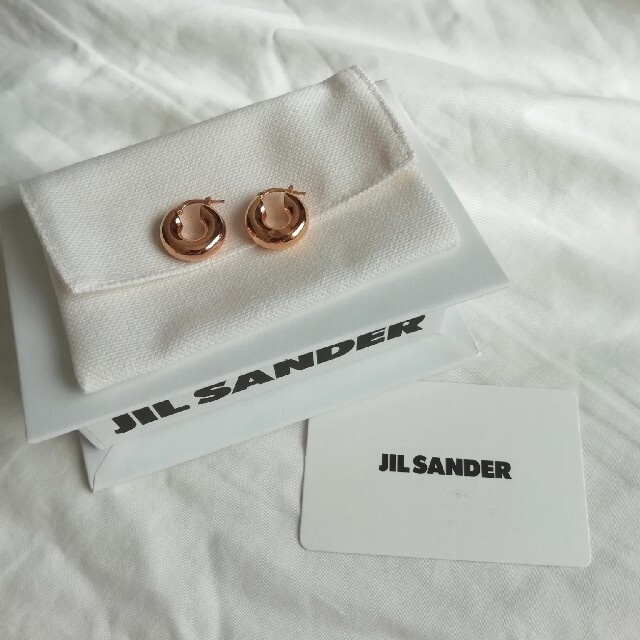 JIL SANDER◆ジルサンダー リング フープピアス 金 ゴールド | フリマアプリ ラクマ