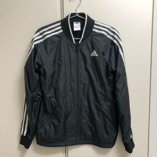 アディダス(adidas)のadidas ジャンパー(黒)(ブルゾン)