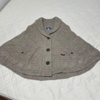 バーバリーブルーレーベル(BURBERRY BLUE LABEL)のお値下げ　バーバリーブルーレーベルのポンチョカーディガン(ポンチョ)