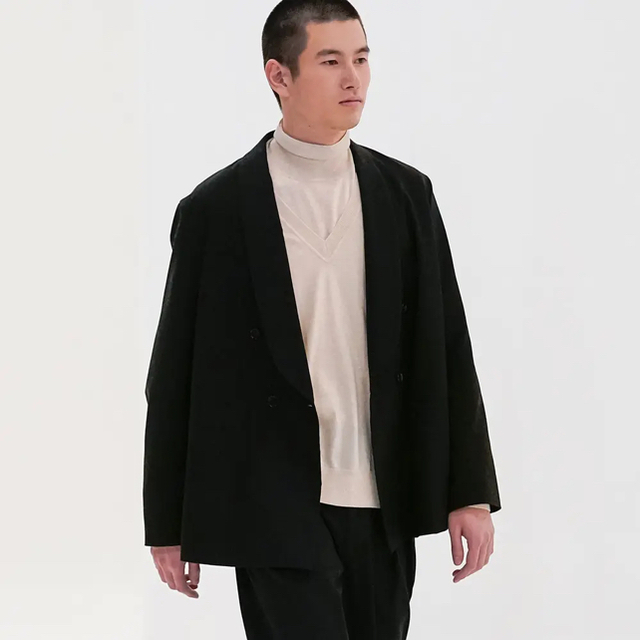 COMOLI(コモリ)のAURALEE 21AW WOOL COTTON JACKETサイズ5 メンズのジャケット/アウター(テーラードジャケット)の商品写真